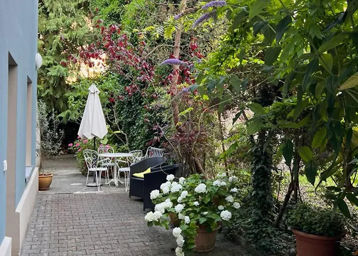 公寓 Seeglueck Haeusle - Charmantes Mit Innenhof In Zentraler Altstadtlage Von 康斯坦茨